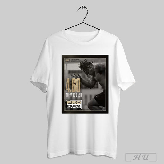 Trendy Poster Purdue Boilermakers Football Strong Pro Day Numbers Kydran Jenkins 4 6 Seconds 40 Yard Dash T Shirt Sweatshirt