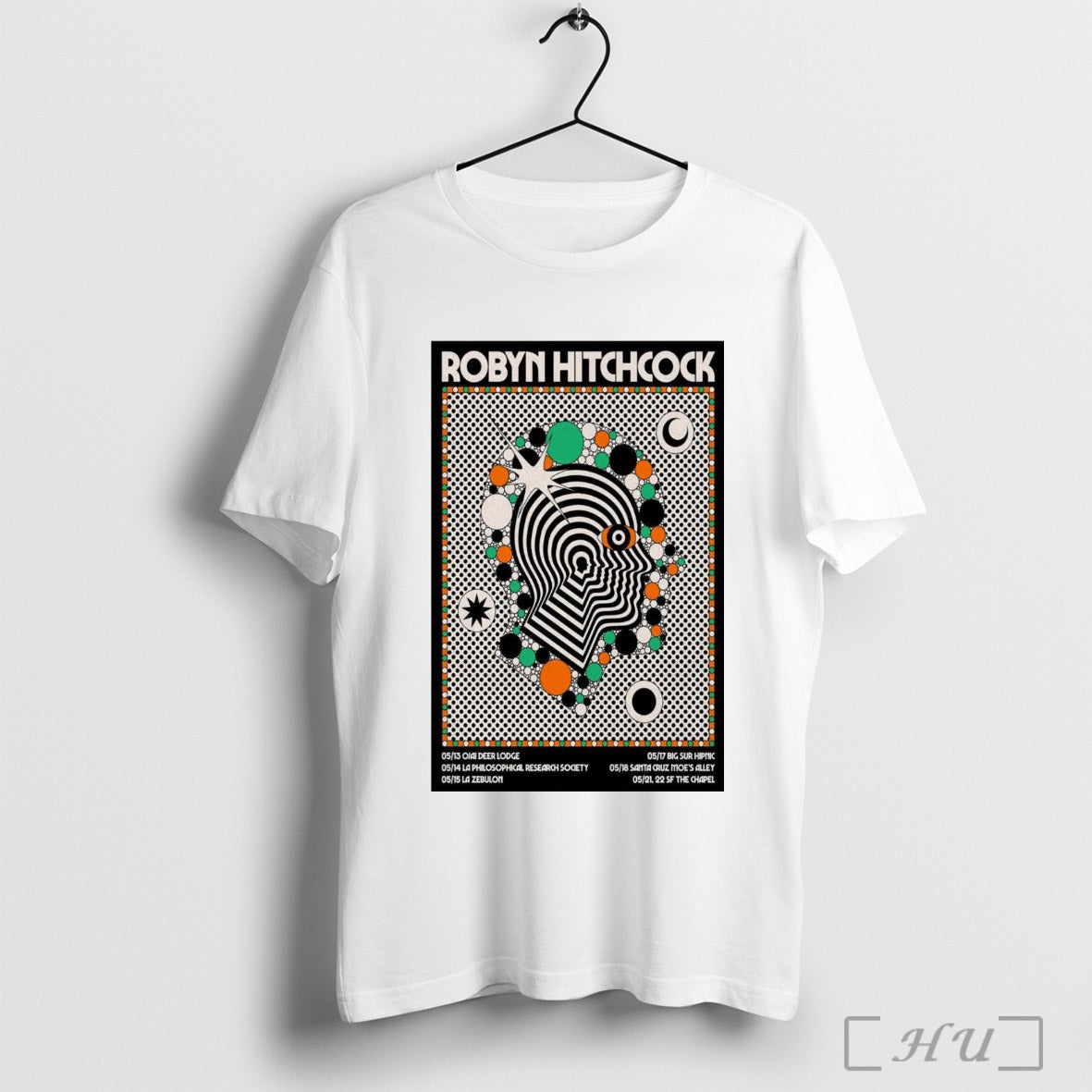 Trendy Poster Robyn Hitchcock California Tour 2025 05 13 Ojai Deer Lodge 05 14 La Philosophical Research Society T Shirts Sweatshirt