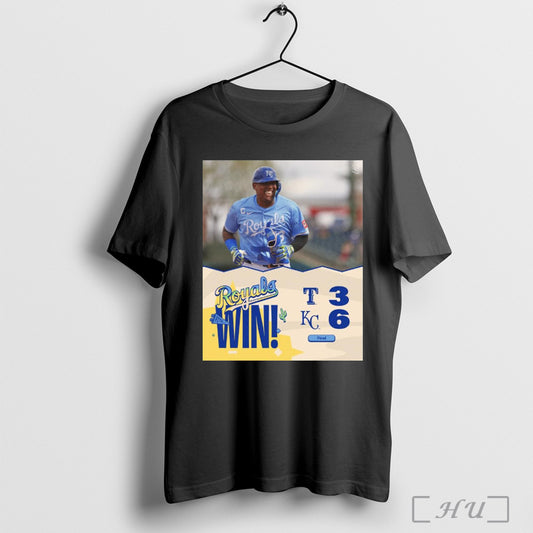 Trendy Poster Salvador Perez Kansas City Royals Win 6 3 Texas Rangers Final Score Mlb Spring Training 2025 T Shirt