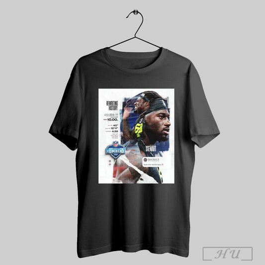 Trendy Poster Shemar Stewart Rewriting History Nfl Scouting Combine 2025 Ranked 3rd All Time Out Of 1802 De T Shirt Sweatshirt