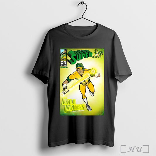 Trendy Poster Super As Oakland Baseball Gold Lantern Light Fielder Fans Fest 2025 Guest Stephen Piscotty Art T Shirt