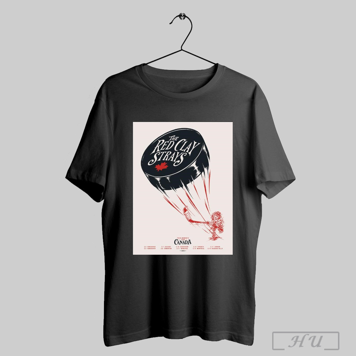Trendy Poster The Red Clay Strays These Moments Tour Canada March 2025 3 4 Vancouver 3 5 Vancouver 3 7 Calgary T Shirts