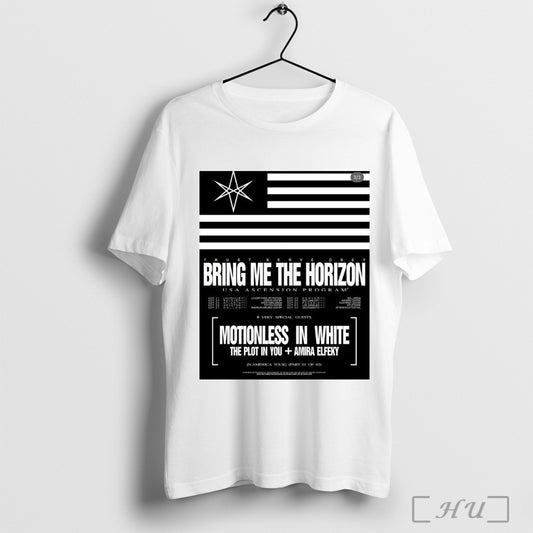 Trendy Poster Trust Serve Obey Bring Me The Horizon Usa Ascension Program Motionless In White The Plot In You Amira Elfeky T Shirt
