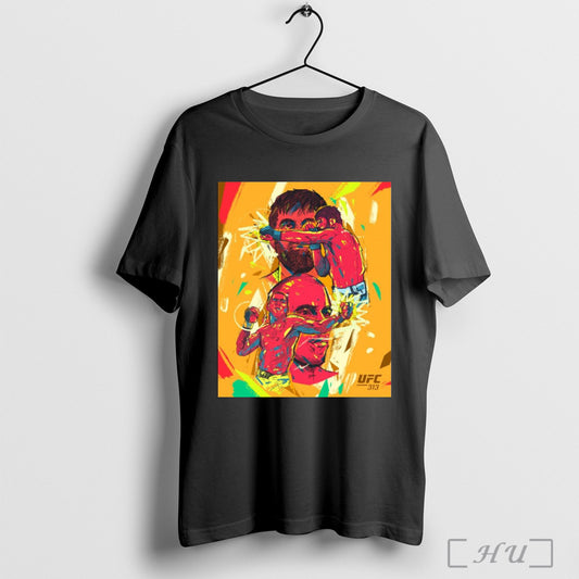 Trendy Poster Ufc 313 Alex Pereira Vs Magomed Ankalaev World Light Heavyweight Mar 8 2025 Artist Series T Shirt Sweatshirt