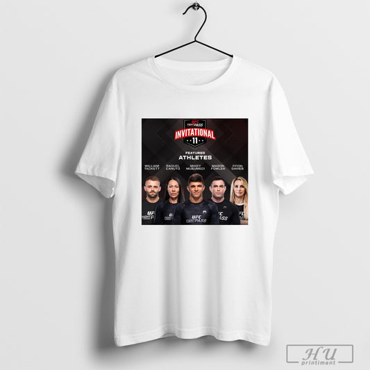 Trendy Poster Ufc Fight Pass Invitational 11 Featured Athletes William Tackett Raquel Canuto T Shirts Sweatshirt
