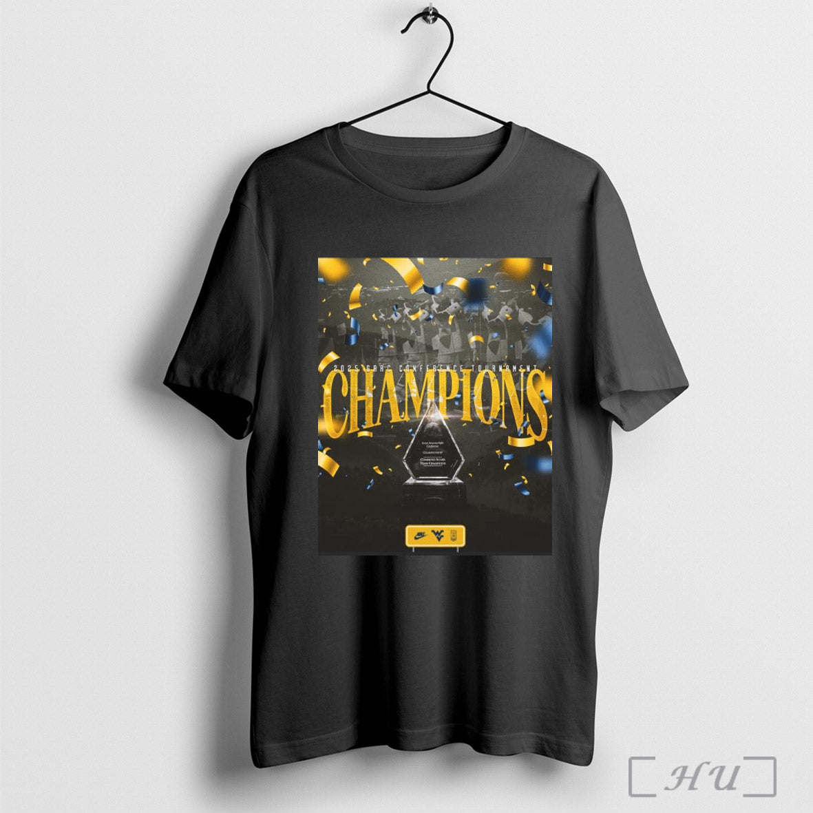 Trendy Poster Wvu Rifle 2025 Garc Conference Tournament Championship Combined Score Team Champions T Shirt