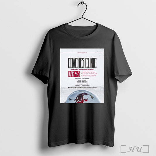 Trendy Poster Washington Jimmy Rogers High School Coaches Clinic April 4 5 2025 Open To All High School Coaches T Shirt