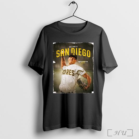 Trendy San Diego Padres Signed 4 Year Contract With Nick Pivetta Welcome To San Diego Signature Poster T Shirt