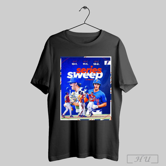 Trendy Series Sweep Florida Gators Vs Dayton Flyers Baseball Brendan Lawson Luke Heyman Bobby Boser Kyle Jones Poster T Shirts