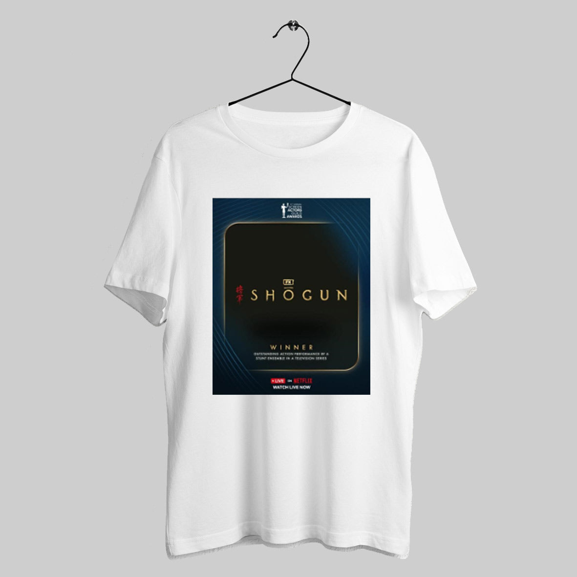 Trendy Shogun Winner Outstanding Action Performance By A Stunt Ensemble In A Television Series Sag Awards 2025 Poster T Shirts