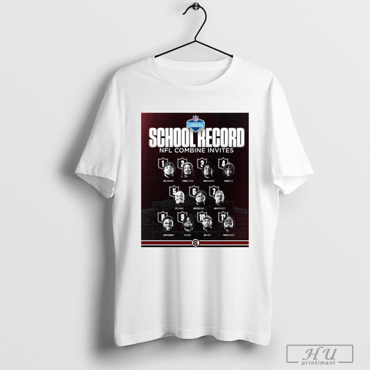 Trendy South Carolina Gamecocks Football School Record 2025 Nfl Scouting Combine Invites Nick Emmanwori Odonnell Fortune Poster T Shirt