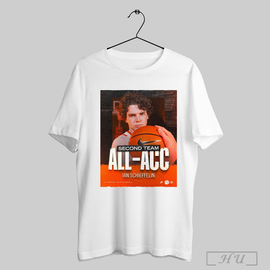 Trendy Still Cookin Second Team All Acc 2025 For Ian Schieffelin Clemson Tigers Basketball Poster T Shirt Sweatshirt