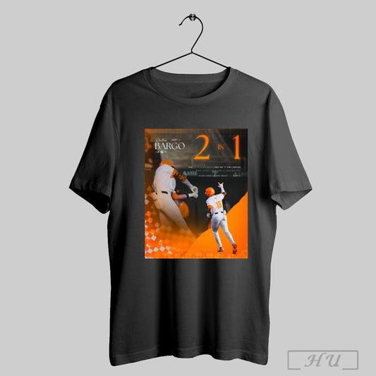 Trendy Tennessee Vols Dalton Bargo 2 In 1 3rd Ut Player With Two Hr In One Inning Vs Unc Asheville Poster T Shirt Sweatshirt