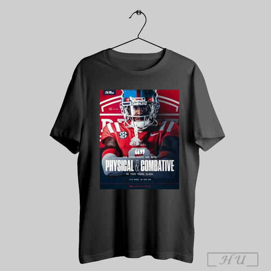 Trendy Trenayvian Amos Few Cornerbacks Are More Physical And Combative In This Years Class Ole Miss Rebels Poster T Shirt Sweatshirt