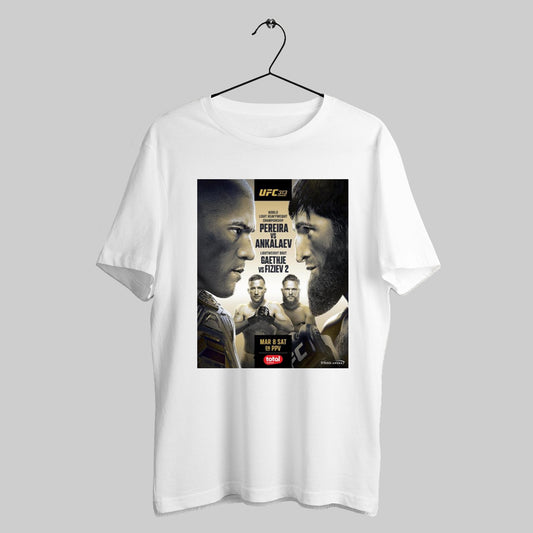 Trendy Ufc 313 World Light Heavyweight Championship Pereira Vs Ankalaev Lightweight Bout Gaethje Vs Fiziev 2 Mar 8 Sat Poster T Shirt Sweatshirt
