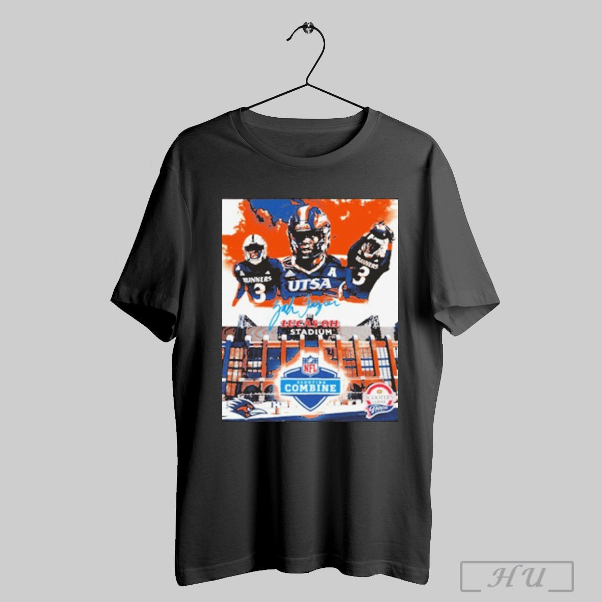 Trendy Utsa Roadrunners Runners Zah Frazier Lucas Oil Stadium Nfl Scouting Combine Scooters Coffee Frisco Bowl Poster T Shirt Sweatshirt
