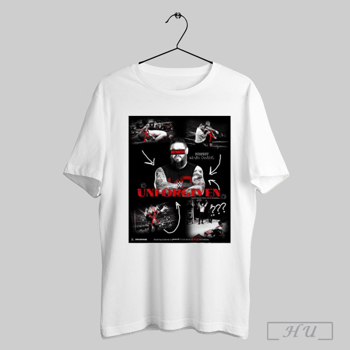 Trendy Unforgiven Sometimes Its Better Not To Forgotten Suspect Kevin Owens Wwe Poster T Shirt Sweatshirt