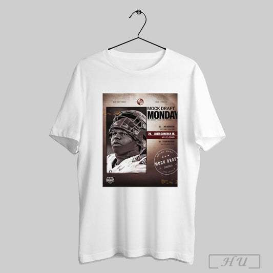 Trendy Washington Commanders Mock Draft Monday 29 Josh Conerly Jr Round 1 Pick 29 Raise Hail Poster T Shirt Sweatshirt
