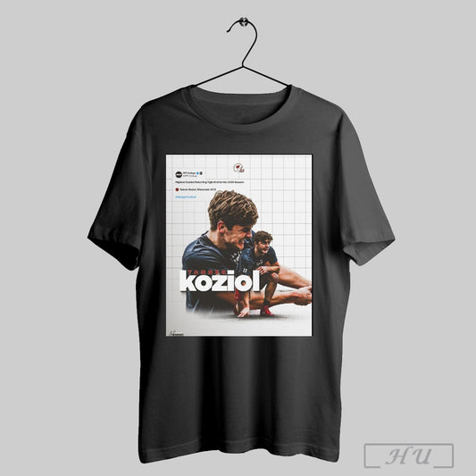 Trendy Wisconsin Badgers Football Tanner Koziol Highest Graded Returning Tight End For The 2025 Season Pff College Poster T Shirt Sweatshirt