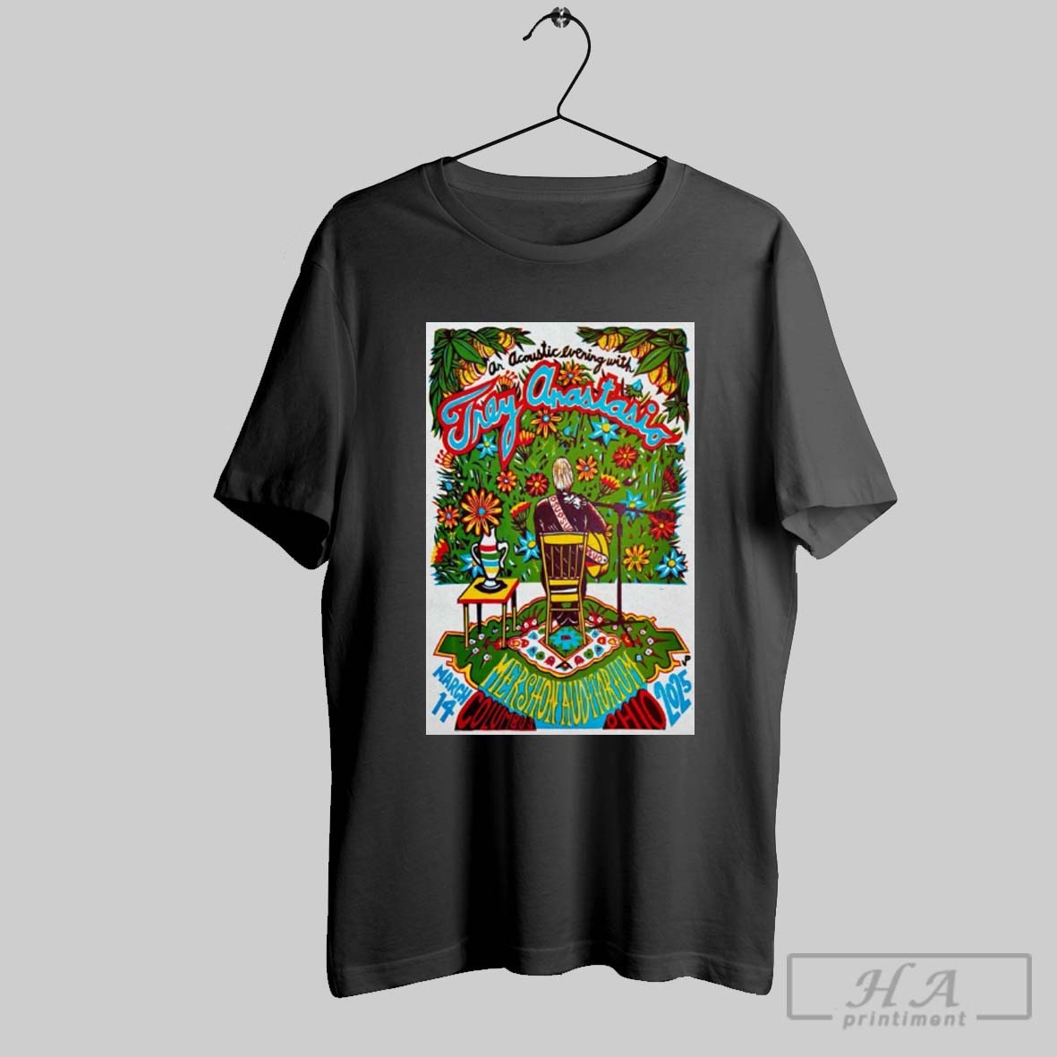 Trey Anastasio Mar 14 2025 Mershon Auditorium In Columbus Oh Poster Shirt