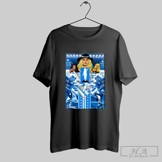 Trish Stratus 1x Wwe Hall Of Famer 7x Womens Champion First Womens Champion To Main Event Raw Art Poster T Shirt