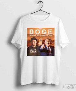Trump Vance Trump Elon Musk Doge Department Of Government Efficiency Poster T-shirt