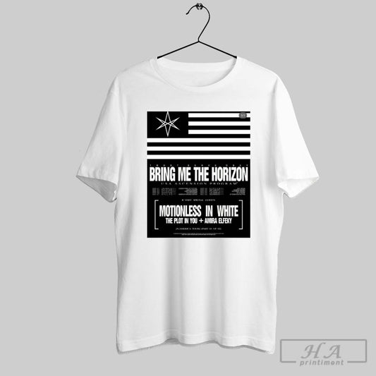 Trust Serve Obey Bring Me The Horizon Usa Ascension Program Motionless In White The Plot In You Amira Elfeky Poster T Shirt