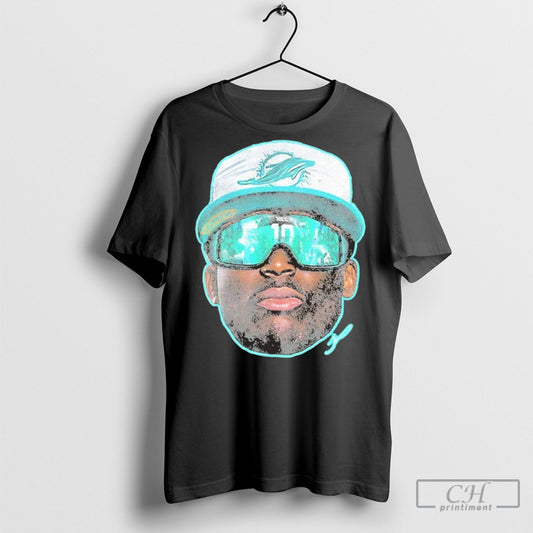 Tyreek Hill Miami Dolphins Cheetah Big Face Shirt Sweatshirt Poster