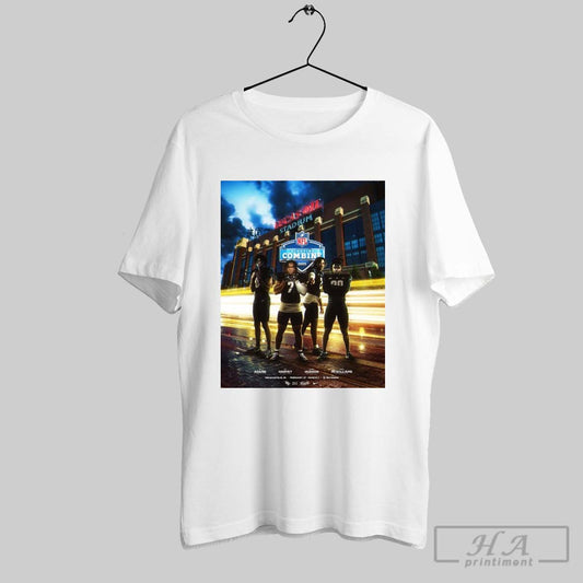 Ucf Football Bj Adams Rj Harvey Kobe Hudson Mac Mcwilliams 2025 Nfl Scouting Combine Invite Poster T Shirt