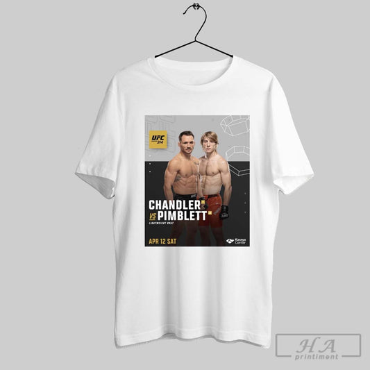 Ufc 314 Michael Chandler Vs Paddy Pimblett Lightweight Bout April 12 2025 Sat Poster T Shirt
