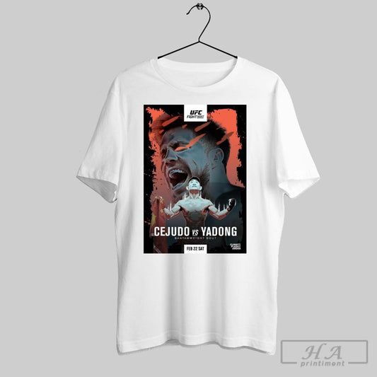 Ufc Fight Night Cejudo Vs Yadong Bantamweight Bout February 22 2025 Saturday Poster T Shirt