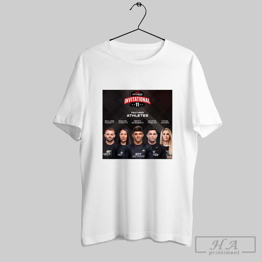 Ufc Fight Pass Invitational 11 Featured Athletes William Tackett Raquel Canuto Poster T Shirt