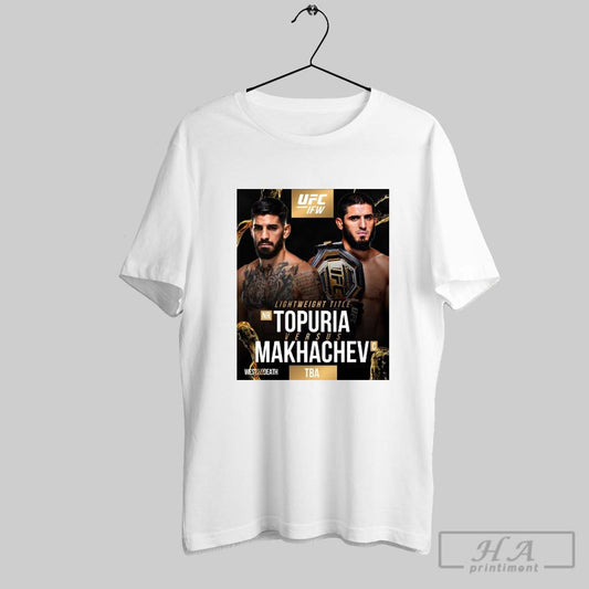 Ufc Ifw Lightweight Title Topuria Vs Islam Makhachev West Till Death Poster T Shirt