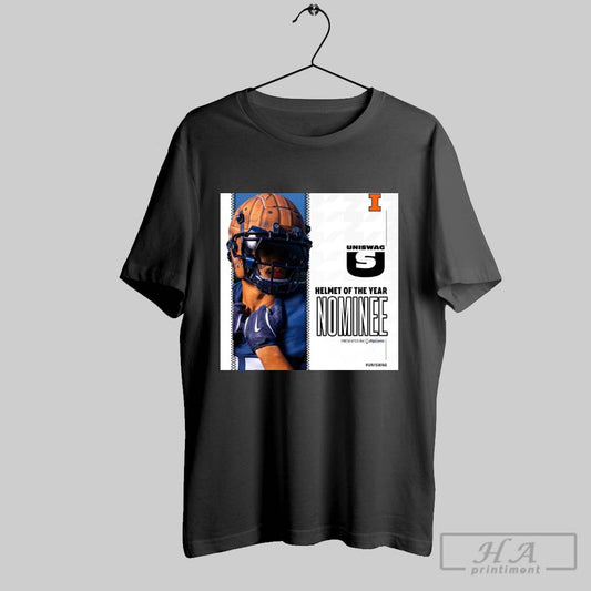Uniswag Helmet Of The Year Nominee Illinois Football Best Helmet Of The 2024 College Football Season Poster T Shirt