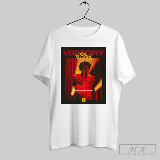 Victory Usc Trojans Trojans Tame Tigers The Usc Trojans Played Masterfully Sunday Night Poster T Shirt