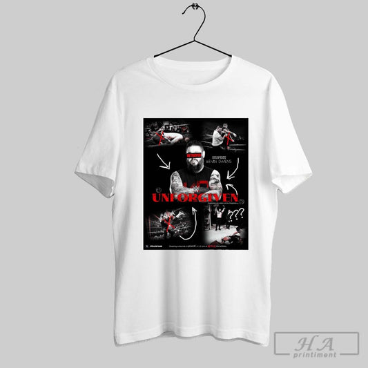 Wwe Unforgiven Suspect Kevin Owens Betrayed Sometimes Its Better Noto To Forgotten 2025 Poster T Shirt