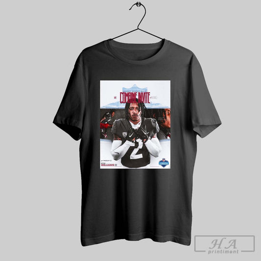 Washington State Football Kyle Williams Combine Invite Lucas Oh Stadium 2025 Nfl Scouting Combine Poster T Shirt