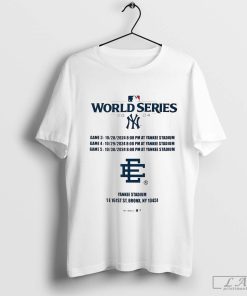 World Series MLB 2024 New York Yankees Game 3, Game 4, Game 5 At Yankee Stadium Poster T-Shirt