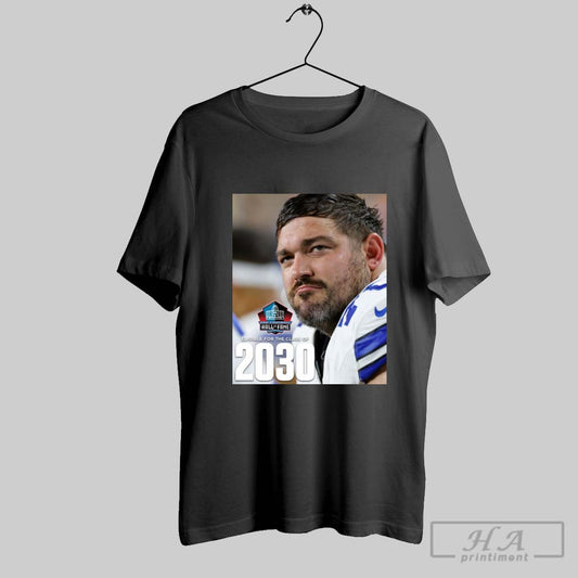 Zach Martin Dallas Cowboys Pro Football Hall Of Fame Eligible For The Class Of 2030 Poster T Shirt