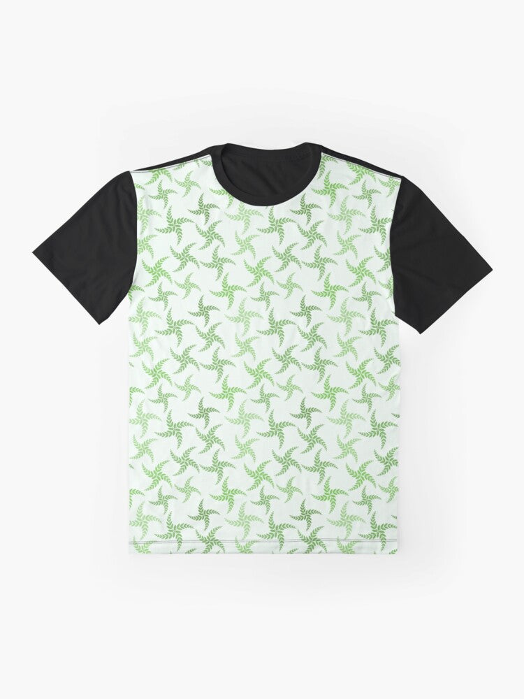 February 5th Birth Flower Fern Pattern Graphic T-Shirt