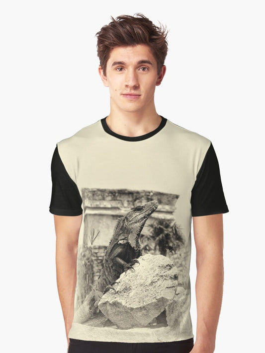 "The Poser of Tulum" (yellowed) Graphic T-Shirt