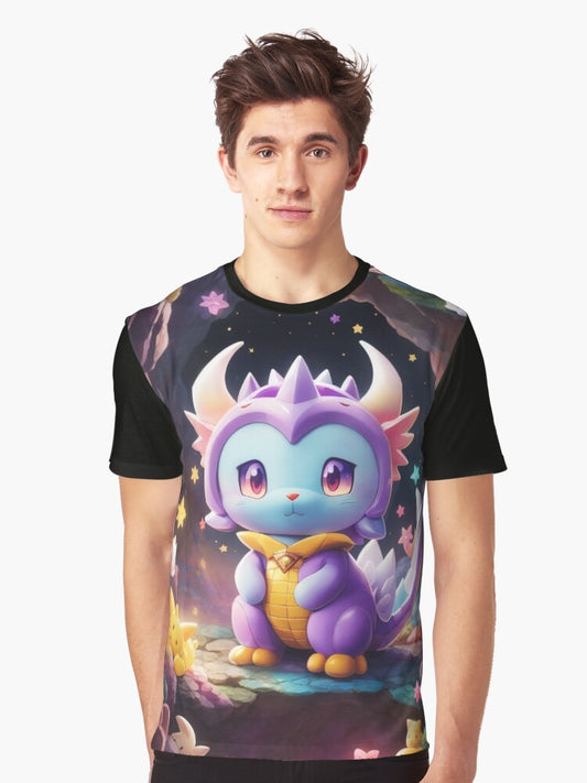 001 Cute Chibi Dragon Graphic T-Shirt