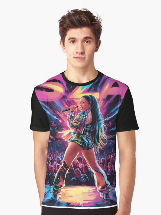 POSTER SZZA Live Performance Graphic T-Shirt