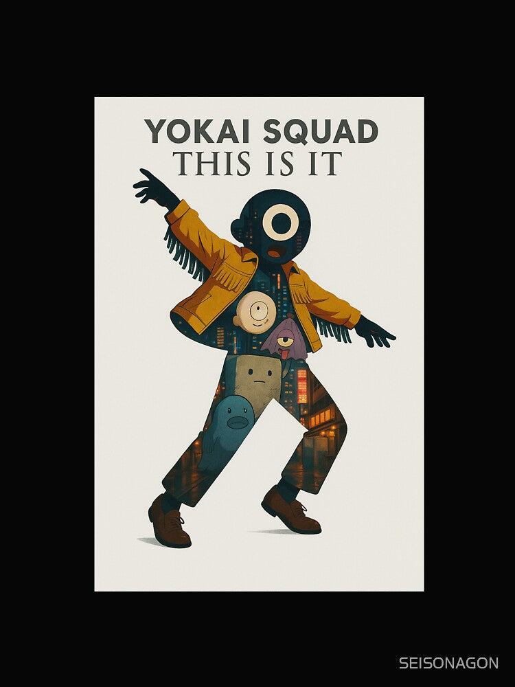 YOKAISQUAD - THIS IS IT (Silhouette Poster Edition) Boxy T-Shirt
