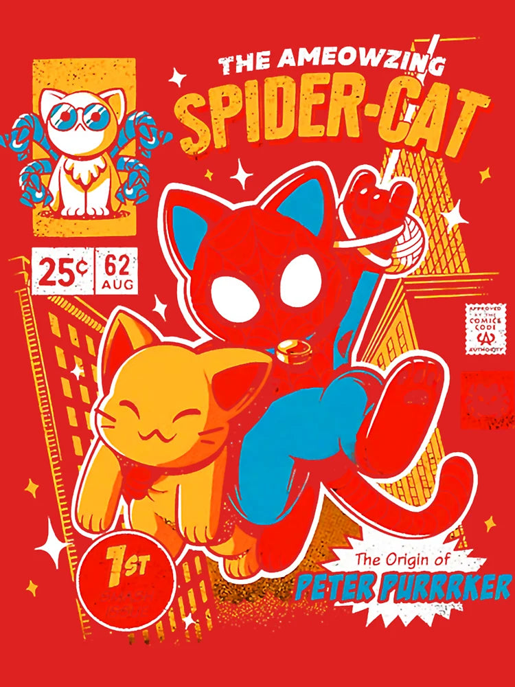 the ameozing spider cat tshirt - spider cat hoodies - spider cat  Classic T-Shirt