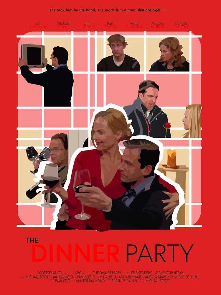 The Office Dinner Party Poster Classic T-Shirt