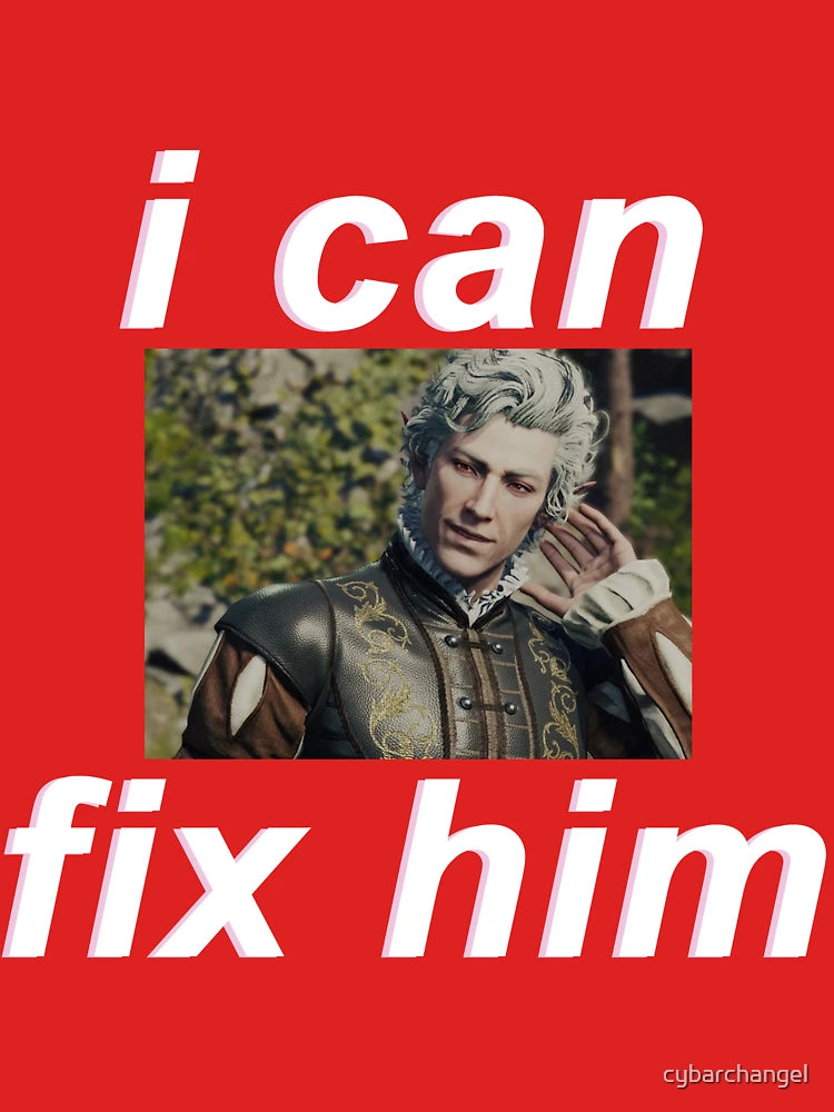 (FOR DARK BACKGROUND) Astarion "I can fix him" Classic T-Shirt