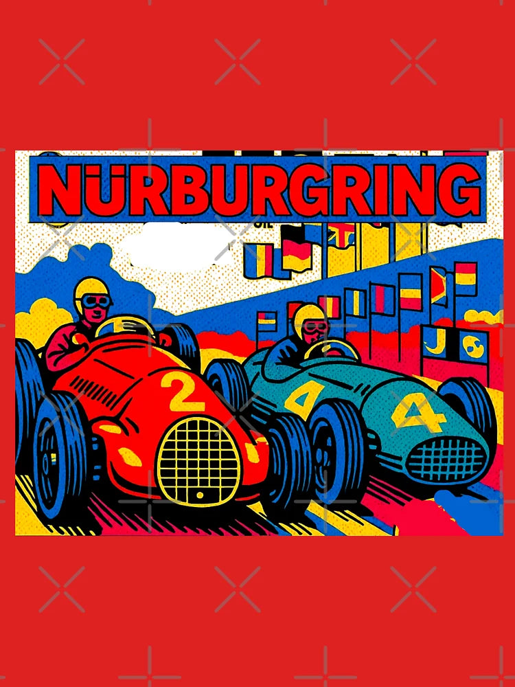 Nurburgring 1956 vintage poster Variation#3 Classic T-Shirt