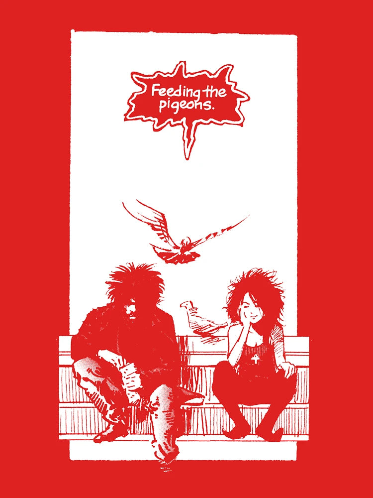 Feeding the Pigeons  (white) Classic T-Shirt