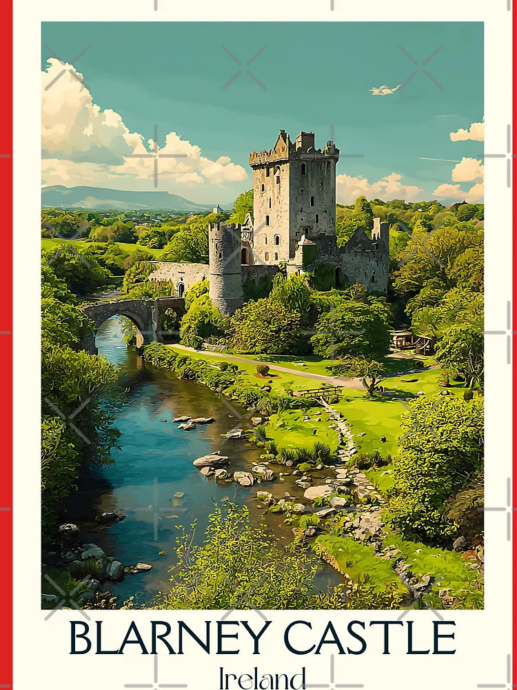 Blarney Castle Poster – Ivy Walls & Enchanted Grounds Classic T-Shirt
